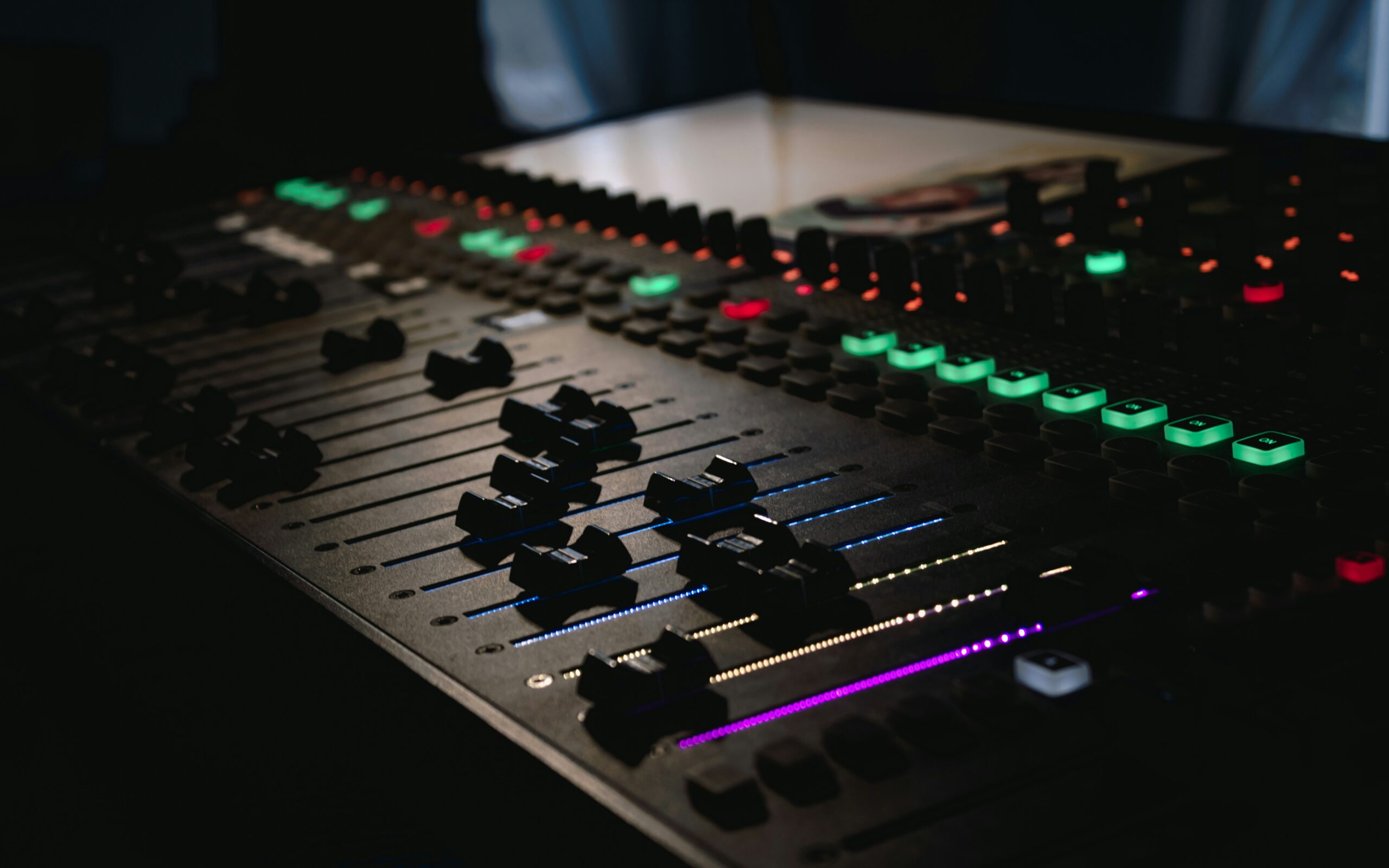 best sound effects for viral TikTok videos - black and green audio mixer